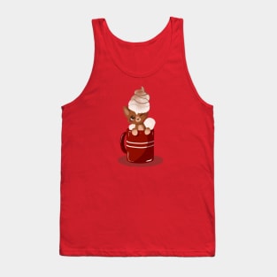 Hot Cocoa Kitty Tank Top